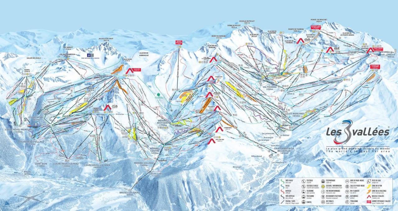 La Tania La Saboia Sleep 8 Private Sauna Lounge Dining 2 Bathrooms Kitchen 2 Balconies Ski In Out Dış mekan fotoğraf